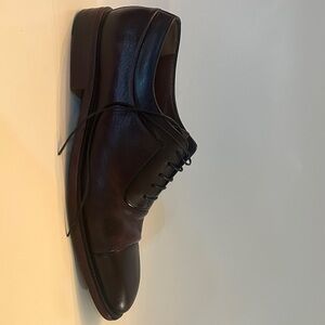 a. testoni Dark Brown Leather Oxfords
